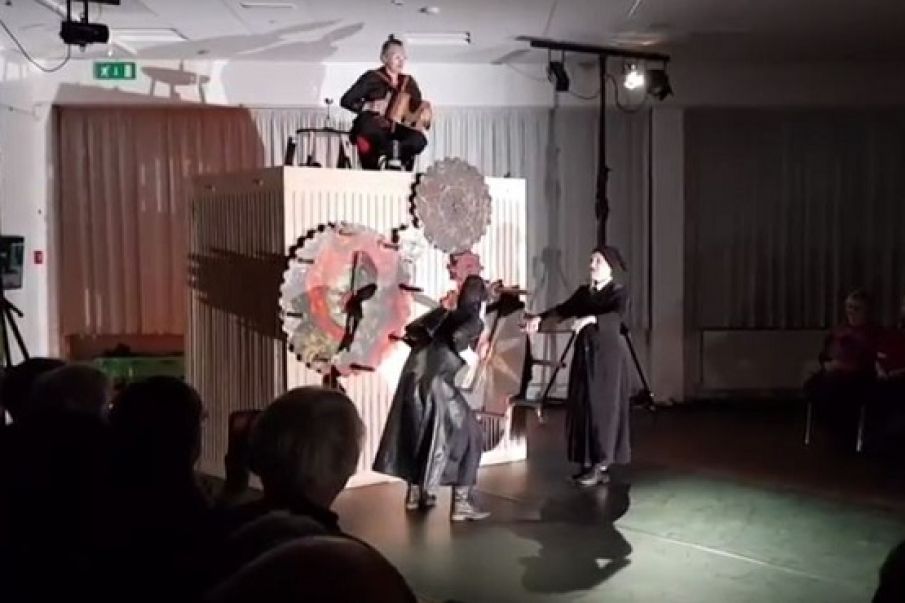 Video: Teatret OM besøgte Kulturdagene i Ølgod