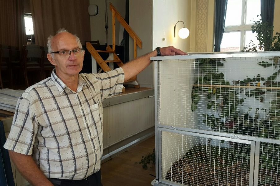 Video: Bruno fortæller om weekendens fugleudstilling i Medborgerhuset i Varde.