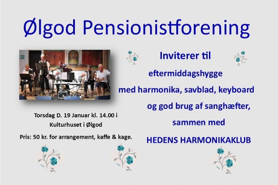 Eftermiddagshygge med Ølgod Pensionistforening